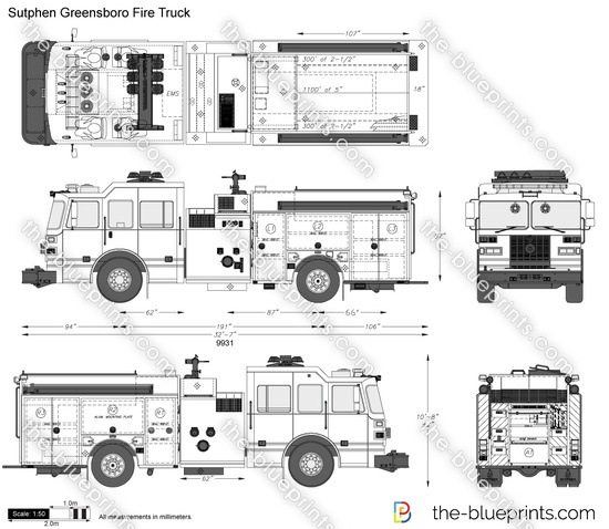 Sutphen Greensboro Fire Truck