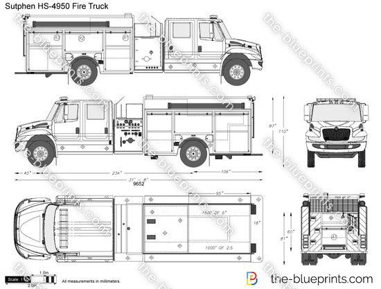 Sutphen HS-4950 Fire Truck