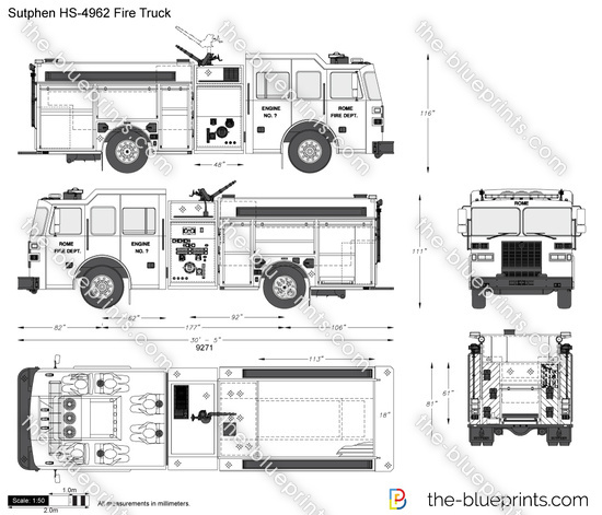 Sutphen HS-4962 Fire Truck
