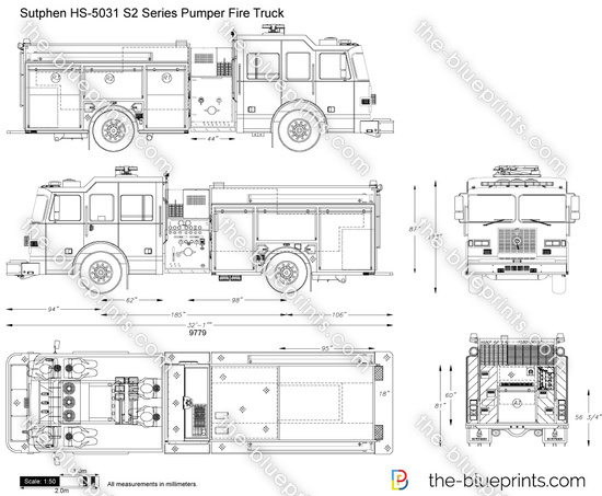 Sutphen HS-5031 S2 Series Pumper Fire Truck