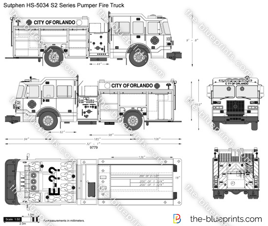 Sutphen HS-5034 S2 Series Pumper Fire Truck