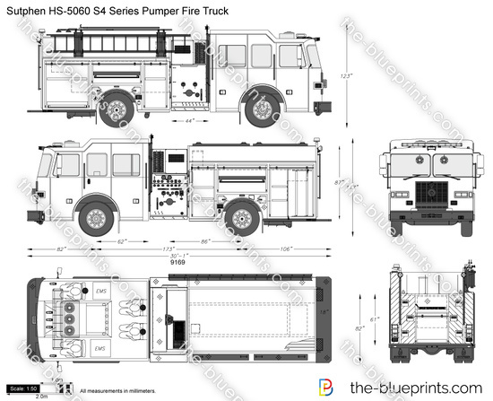 Sutphen HS-5060 S4 Series Pumper Fire Truck