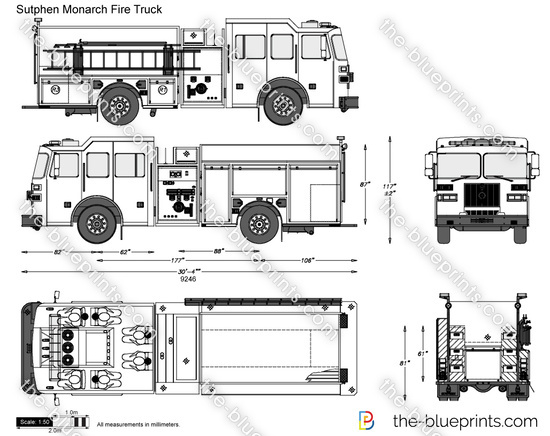 Sutphen Monarch Fire Truck
