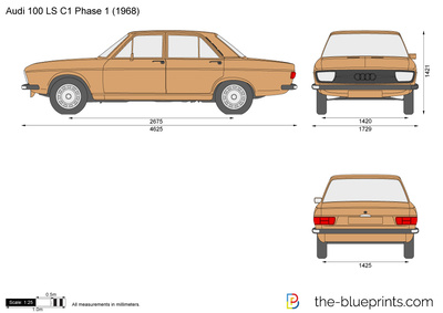 Audi 100 LS C1 Phase 1 (1968)