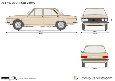 Audi 100 LS C1 Phase 2 (1973)