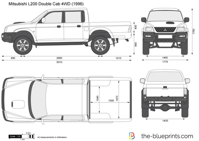 Mitsubishi L200 Double Cab 4WD (1996)
