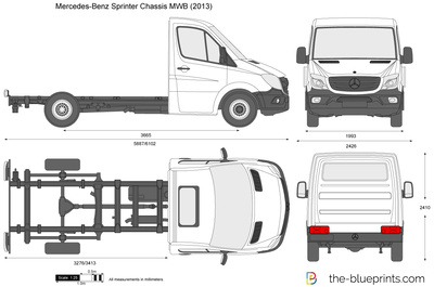 Mercedes-Benz Sprinter Chassis MWB (2013)