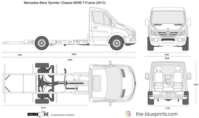 Mercedes-Benz Sprinter Chassis MWB T-Frame (2013)