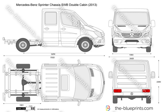 Mercedes-Benz Sprinter Chassis SWB Double Cabin