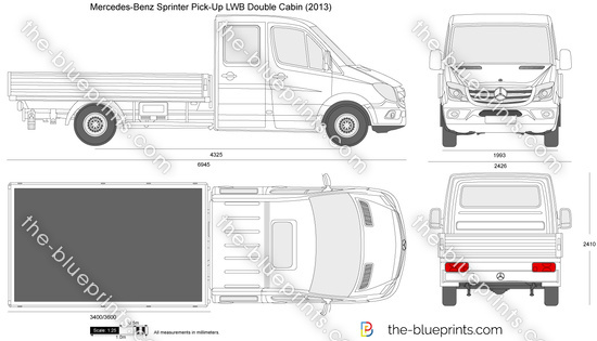 Mercedes-Benz Sprinter Pick-Up LWB Double Cabin