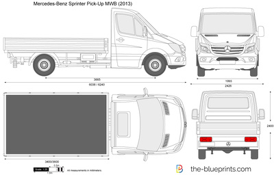 Mercedes-Benz Sprinter Pick-Up MWB