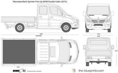 Mercedes-Benz Sprinter Pick-Up MWB Double Cabin