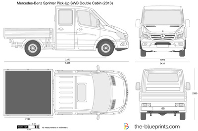 Mercedes-Benz Sprinter Pick-Up SWB Double Cabin
