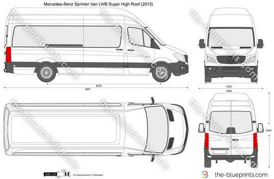 Mercedes-Benz Sprinter Van LWB Super High Roof