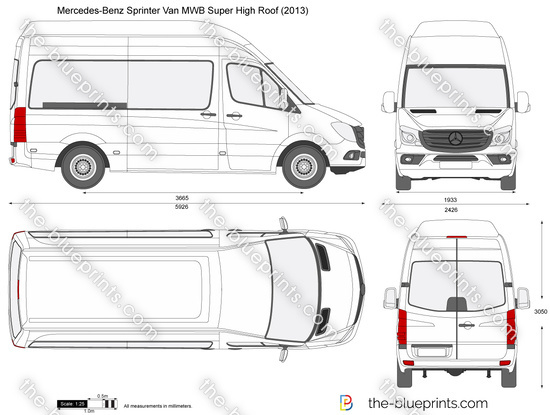 Mercedes-Benz Sprinter Van MWB Super High Roof