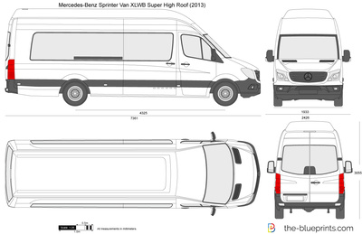 Mercedes-Benz Sprinter Van XLWB Super High Roof