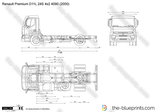 Renault Premium D11L 24S 4x2 4090