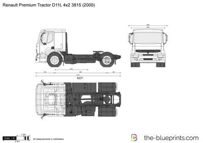 Renault Premium Tractor D11L 4x2 3815