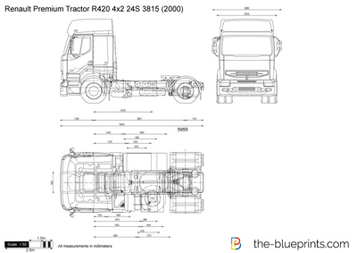 Renault Premium Tractor R420 4x2 24S 3815 (2000)