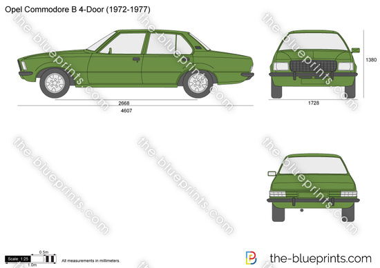 Opel Commodore B 4-Door