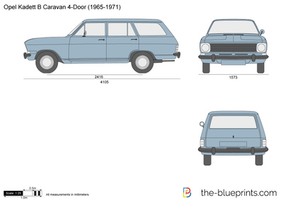 Opel Kadett B Caravan 4-Door