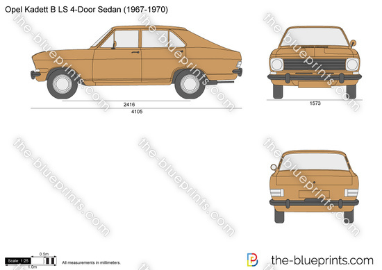 Opel Kadett B LS 4-Door Sedan