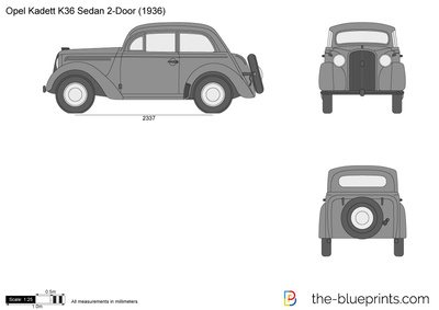 Opel Kadett K36 Sedan 2-Door (1936)