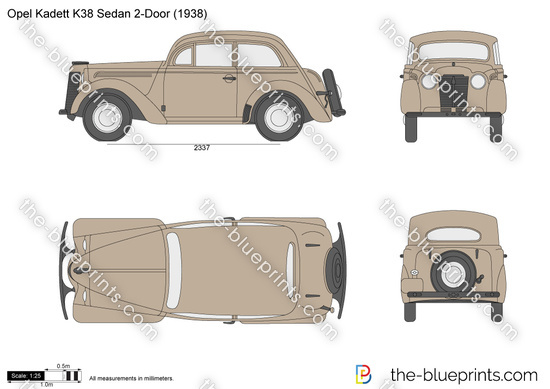 Opel Kadett K38 Sedan 2-Door