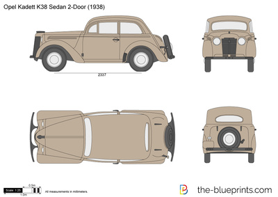 Opel Kadett K38 Sedan 2-Door (1938)