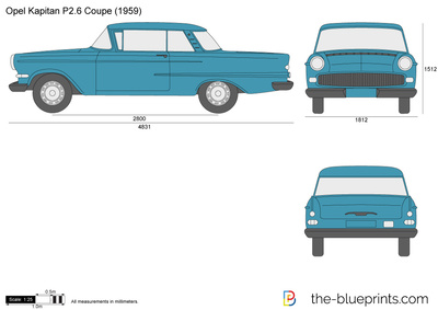 Opel Kapitan P2.6 Coupe (1959)