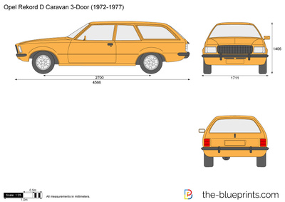 Opel Rekord D Caravan 3-Door