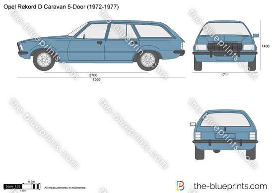 Opel Rekord D Caravan 5-Door