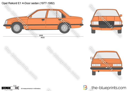 Opel Rekord E1 4-Door sedan