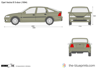 Opel Vectra B 5-door (1995)