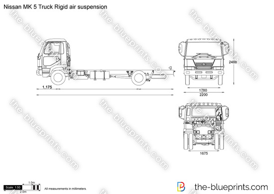 Nissan MK 5 Truck Rigid air suspension