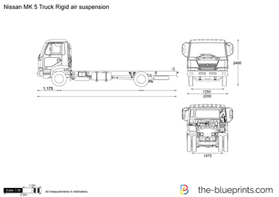 Nissan MK 5 Truck Rigid air suspension