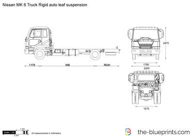 Nissan MK 6 Truck Rigid auto leaf suspension