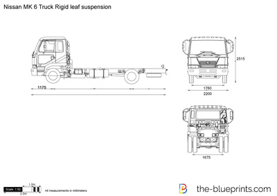 Nissan MK 6 Truck Rigid leaf suspension