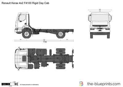 Renault Kerax 4x2 F4100 Rigid Day Cab