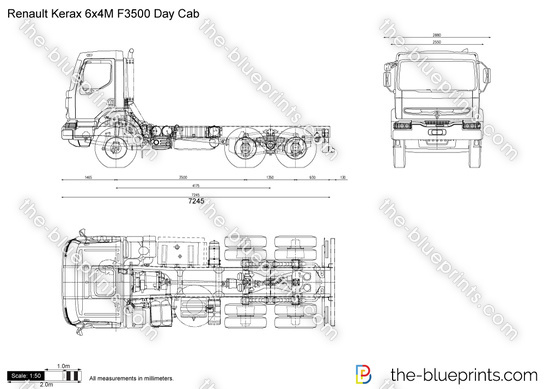 Renault Kerax 6x4M F3500 Day Cab