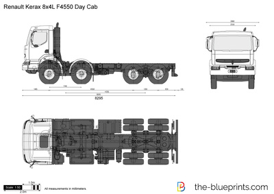 Renault Kerax 8x4L F4550 Day Cab