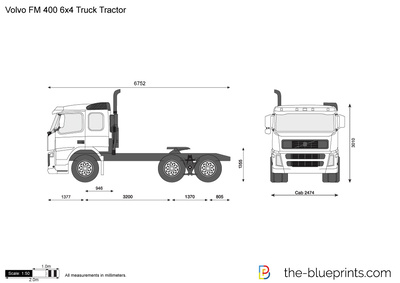 Volvo FM 400 6x4 Truck Tractor