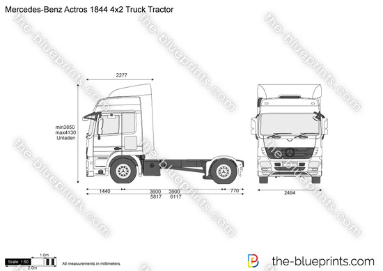 Mercedes-Benz Actros 1844 4x2 Truck Tractor