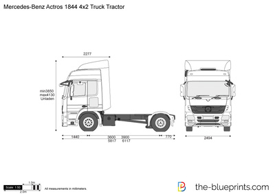 Mercedes-Benz Actros 1844 4x2 Truck Tractor