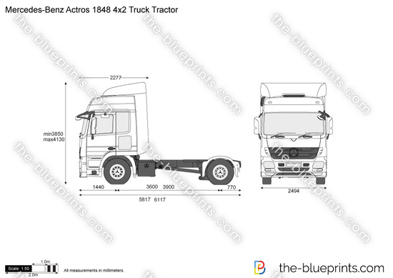 Mercedes-Benz Actros 1848 4x2 Truck Tractor