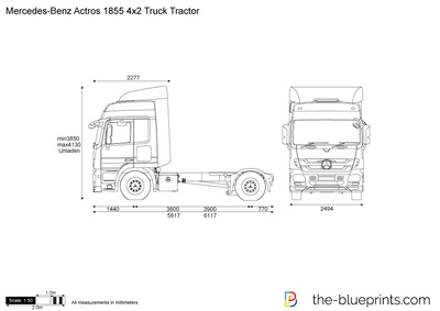 Mercedes-Benz Actros 1855 4x2 Truck Tractor
