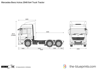 Mercedes-Benz Actros 2648 6x4 Truck Tractor