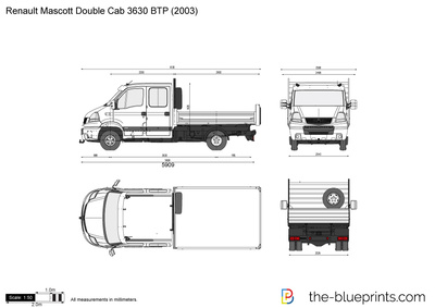 Renault Mascott Double Cab 3630 BTP