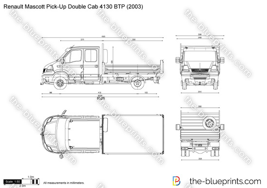 Renault Mascott Pick-Up Double Cab 4130 BTP