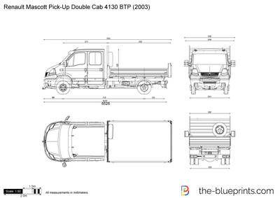 Renault Mascott Pick-Up Double Cab 4130 BTP